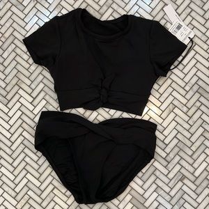 NWT Robin Piccone Ava Knot two piece swimsuit